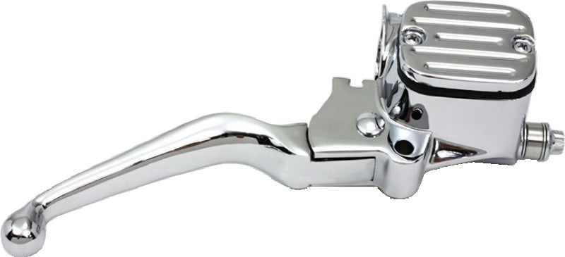 Bikers Choice Chrome 1996-2007 FL 1996-2010 ST Dyna 1996-2003 XL 11/16 Bore Chopped Handlebar Master Cylinder - 489988