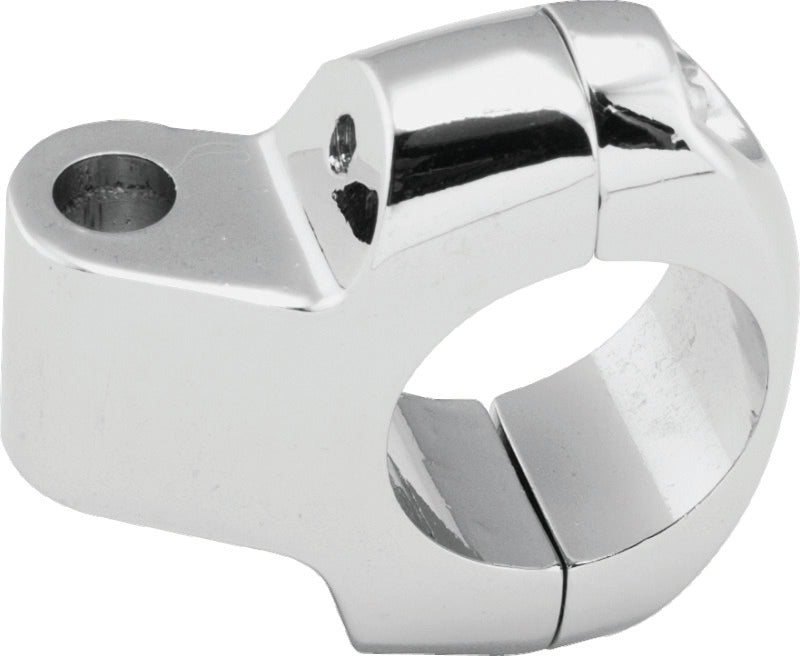 Bikers Choice Chrome Custom Mirror Clamp For 1 Inch Bar Universal - 492958