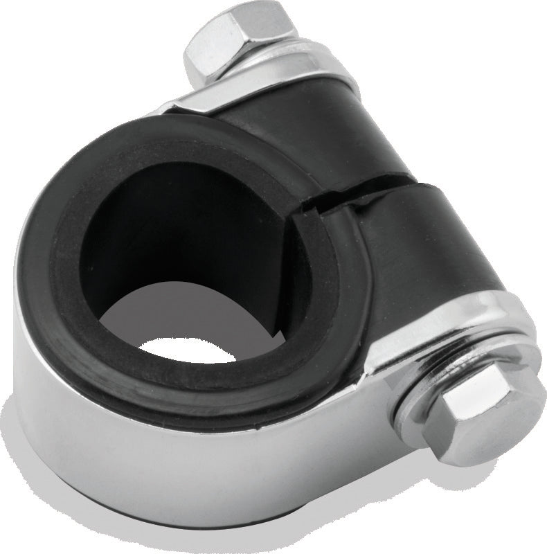 Bikers Choice Chrome Handlebar Gauge Clamp Universal Custom - 666761