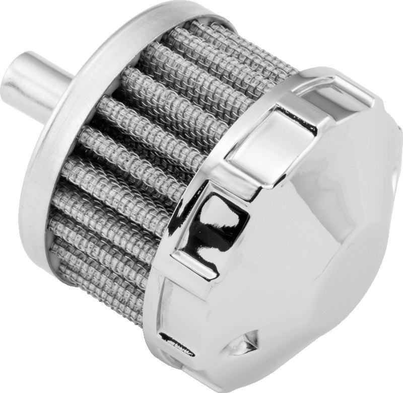 Bikers Choice Chrome Replacement Breather Filter 3/8 Hose Custom - 491259