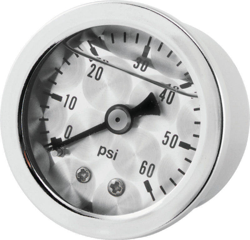Bikers Choice Metallic Face Oil Pressure Gauge 0-60 Psi 1/8 NPT - 210076