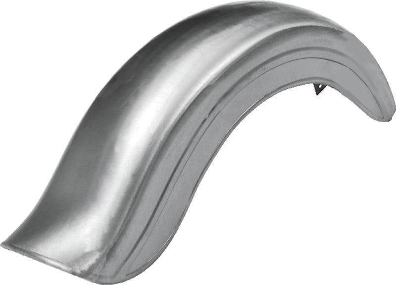 Bikers Choice Raw Fatbob Rear Fender Left Chain Cut Big Twin Custom - 492770