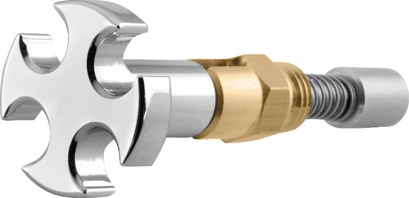 Bikers Choice S / S B-E-G Chrome Cross Enrichener With Chrome Cross Knob - 482767