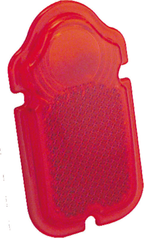 Bikers Choice Tombstone Tail Light Replacement Lens Red Plastic Lens Replaces H-D 68090-47 - 492478