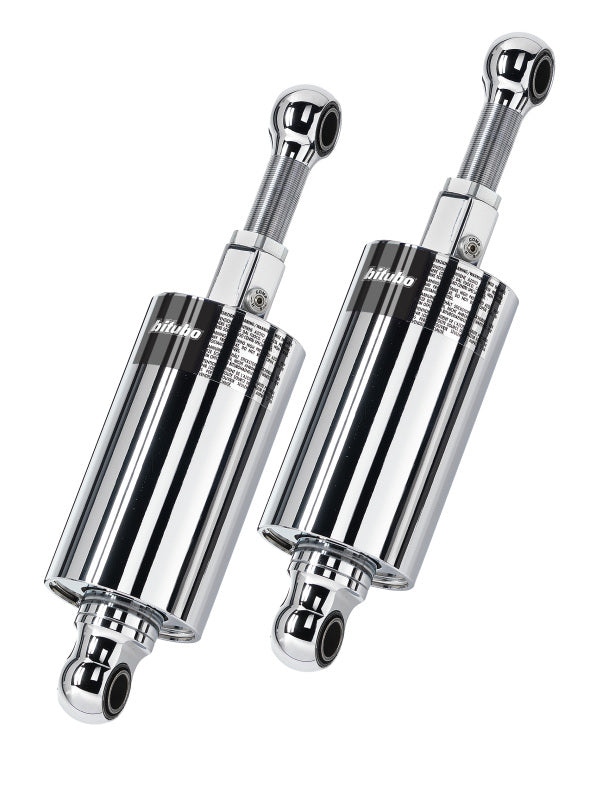 Bitubo Suspension Bitubo HMG1 Twinshocks Adjustable: Spring Preload, Compression, Length, Black Spring - HD013HMG12