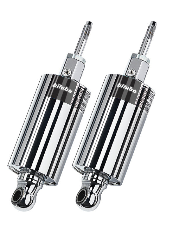 Bitubo Suspension Bitubo HMG1 Twinshocks Adjustable: Spring Preload, Compression, Length, Black Spring - HD015HMG12