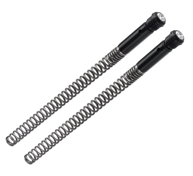 Bitubo Suspension Bitubo KB1 Springs And Caps Kit Adjustable: Spring Preload, w/o Oil, Blk Ring, Lowering To -10mm - HD010KB12WO