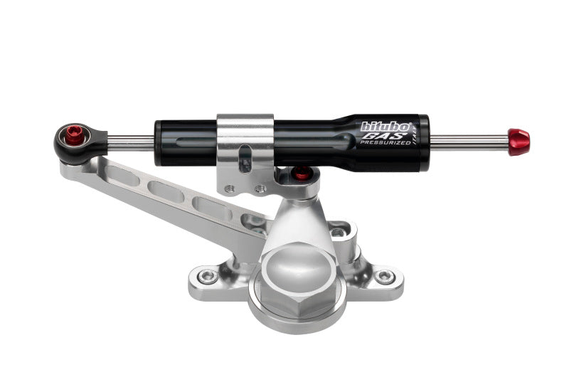 Bitubo Suspension Bitubo KITT Steering Damper Kit For Over Tank Mounting With Black Shock Absorber - KIT100A2