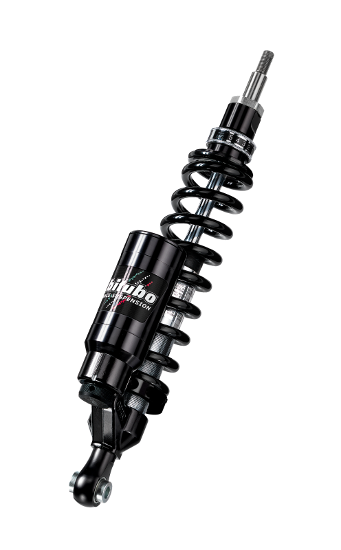 Bitubo Suspension Bitubo WAT1 Monoshock Adjustable: Spring Preload, Rebound, Compression, Length, Black Spring - BW040WAT12