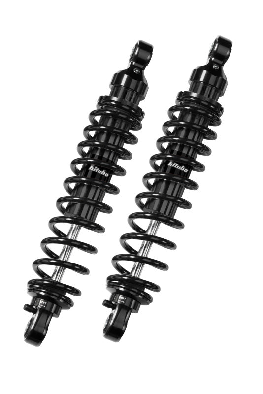 Bitubo Suspension Bitubo WME0 Twinshocks Adjustable: Spring Preload, Rebound, Length 406mm, Dark Edition - SC216WME02V2