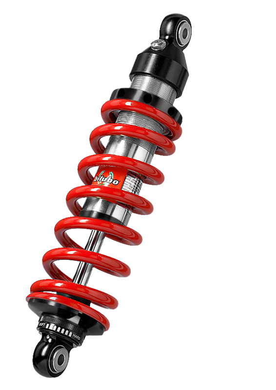 Bitubo Suspension Bitubo XZE0 Monoshocks Adjustable: Spring Preload, Rebound, Red Spring - Y0055XZE01