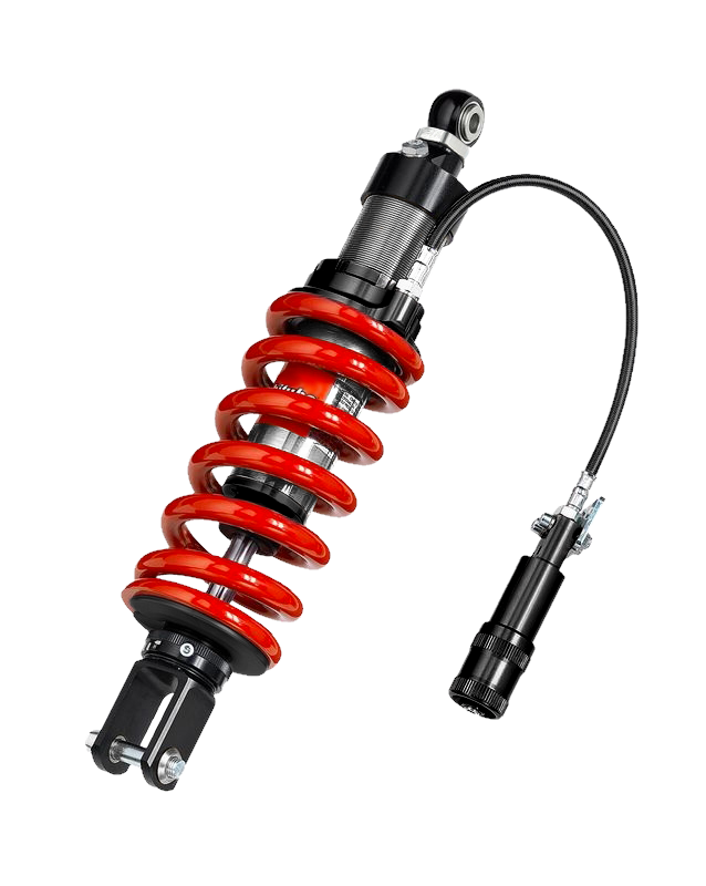 Bitubo Suspension Bitubo XZE3 Monoshocks Adjustable: Hydraulic Spring Preload, Rebound, Length, Red Spring - Y0147XZE31