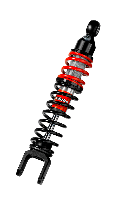 Bitubo Suspension Bitubo YXB0 Monoshock Rear Adjustable: Spring Preload, Red And Black Springs - SC182YXB01