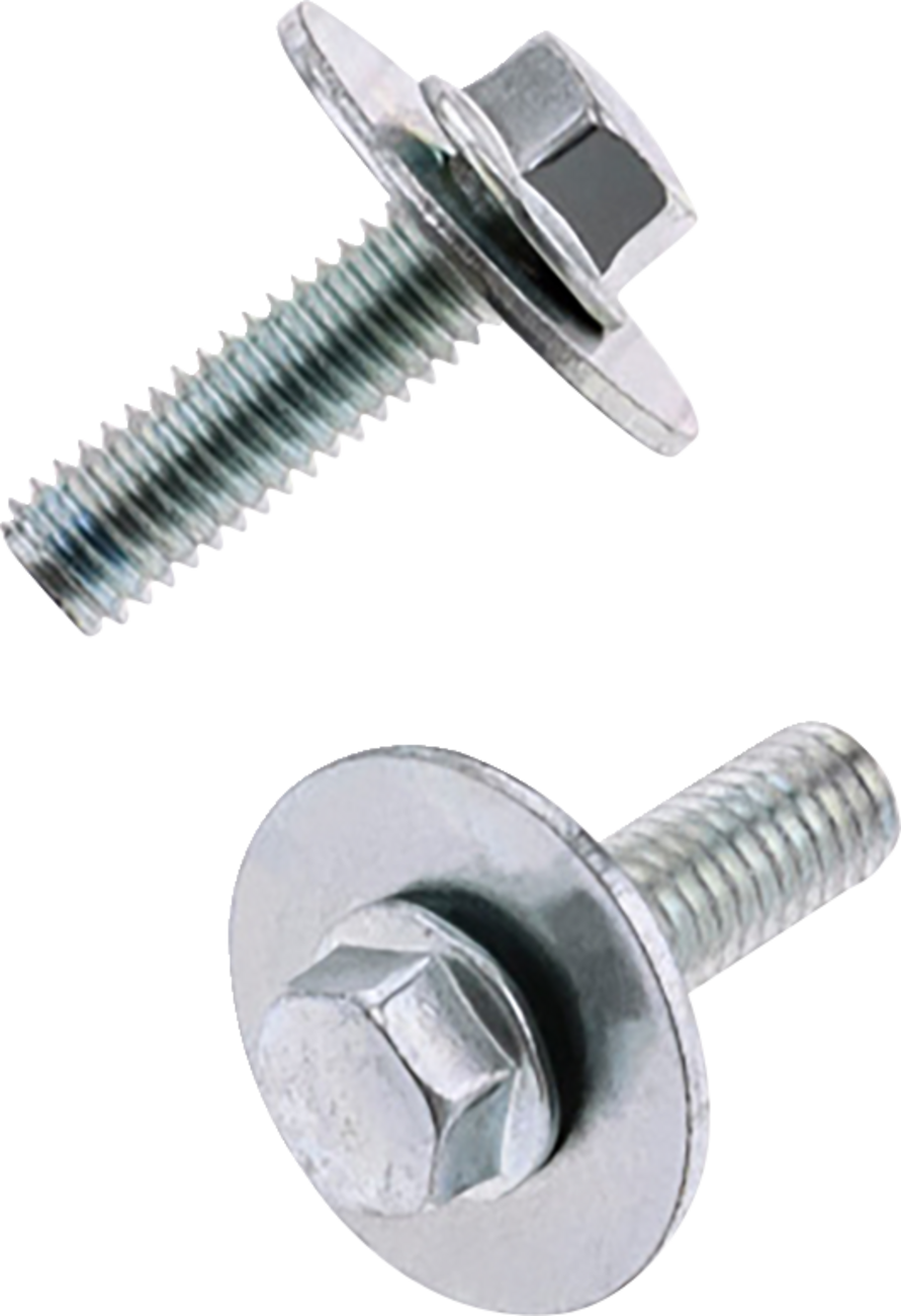 Bolts with Washers - Hex/Flange / M6 x 20 / 10 Pack 2404-1057