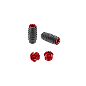 Bonamici Racing Colored toe peg and foot peg end cap kit