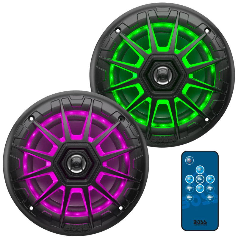 Boss Audio Systems 6.5in Marine Speakers / 200 Watts Per Pair / 2 Way - MRGB65B