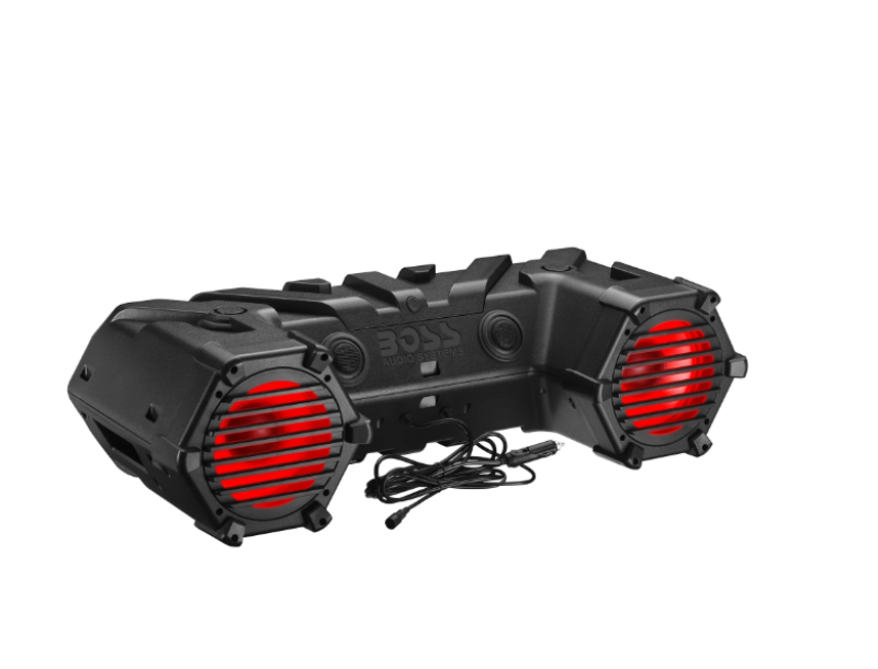 Boss Audio Systems ATV Bluetooth Sound System w/ 8in Amplified RGB Speakers - ATV95LRGB