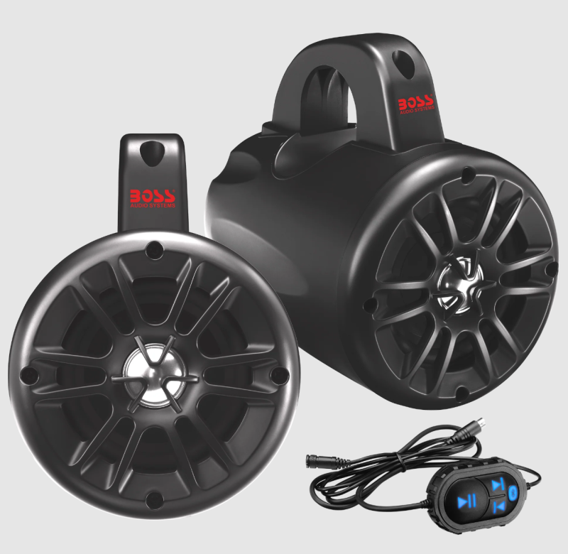 Boss Audio Systems Marine 4in Waketower Speaker / Bluetooth Weatherproof - BM40AMPBT