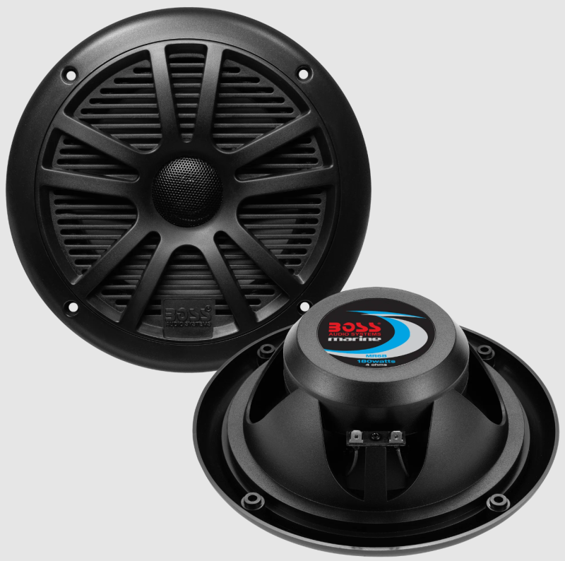 Boss Audio Systems Marine 6.5in Speakers / 180 Watts Per Pair / 2 Way - MR6B