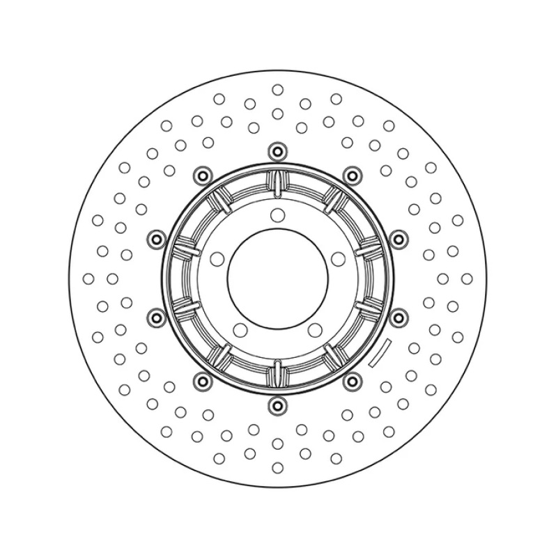 Brembo Powersports Brembo 1978-1986 BMW R45 450cc 260x5mm Brake Disc - Front Floating - 178B40836