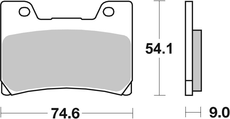Brembo Powersports Brembo 1990-1991 Yamaha FZR R (Austria) 500cc Sinter Brake Pad - Front - 07YA24SA