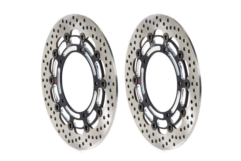 Brembo Powersports Brembo 2004-2007 Yamaha FZS600 FZ6/2014-2025 MT-07/2018-2025 MT-09/2021-2025 MT-09 SP Groove Brake Disc - 208B47019