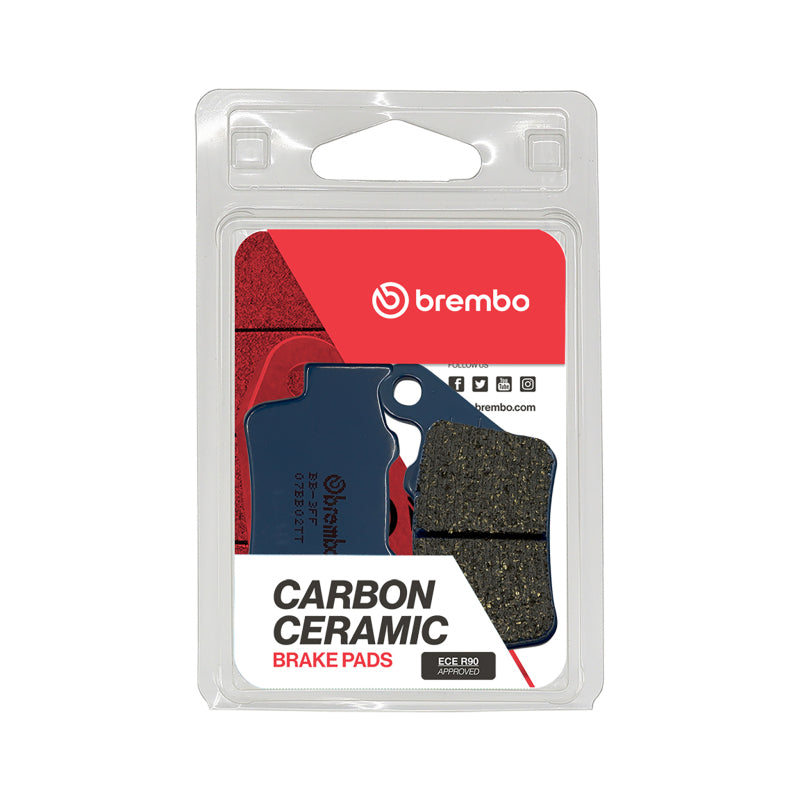 Brembo Powersports Brembo 2014 Aprilia Caponord 1200/2017-2018 Caponord 1200 ABS Carbon Ceramic TT Brake Pad - 07BB02TT