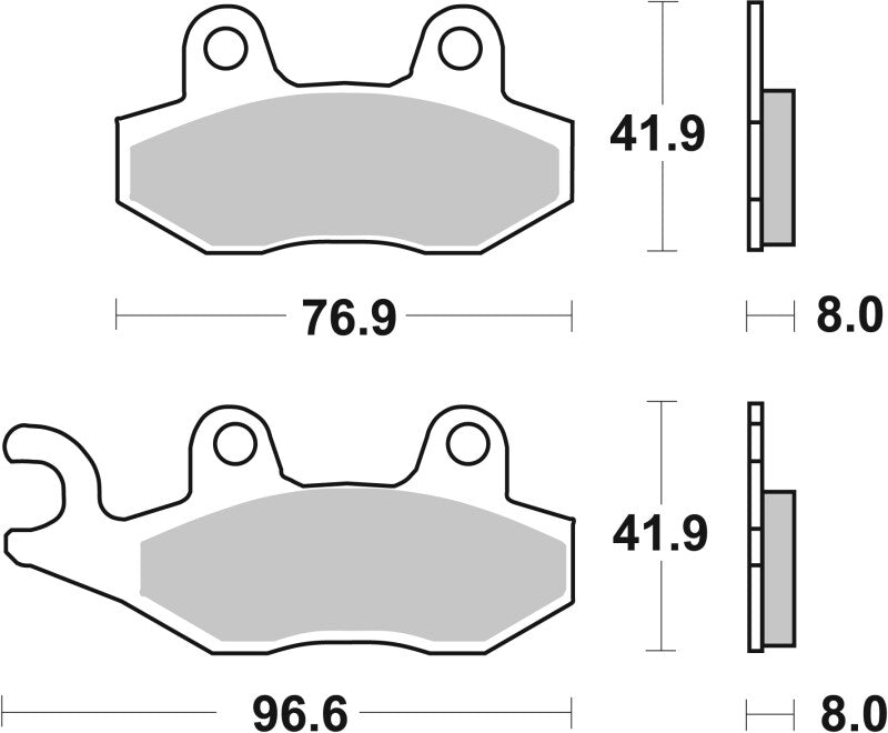 Brembo Powersports Brembo Sinter Prime Brake Pad - 07YA21SD