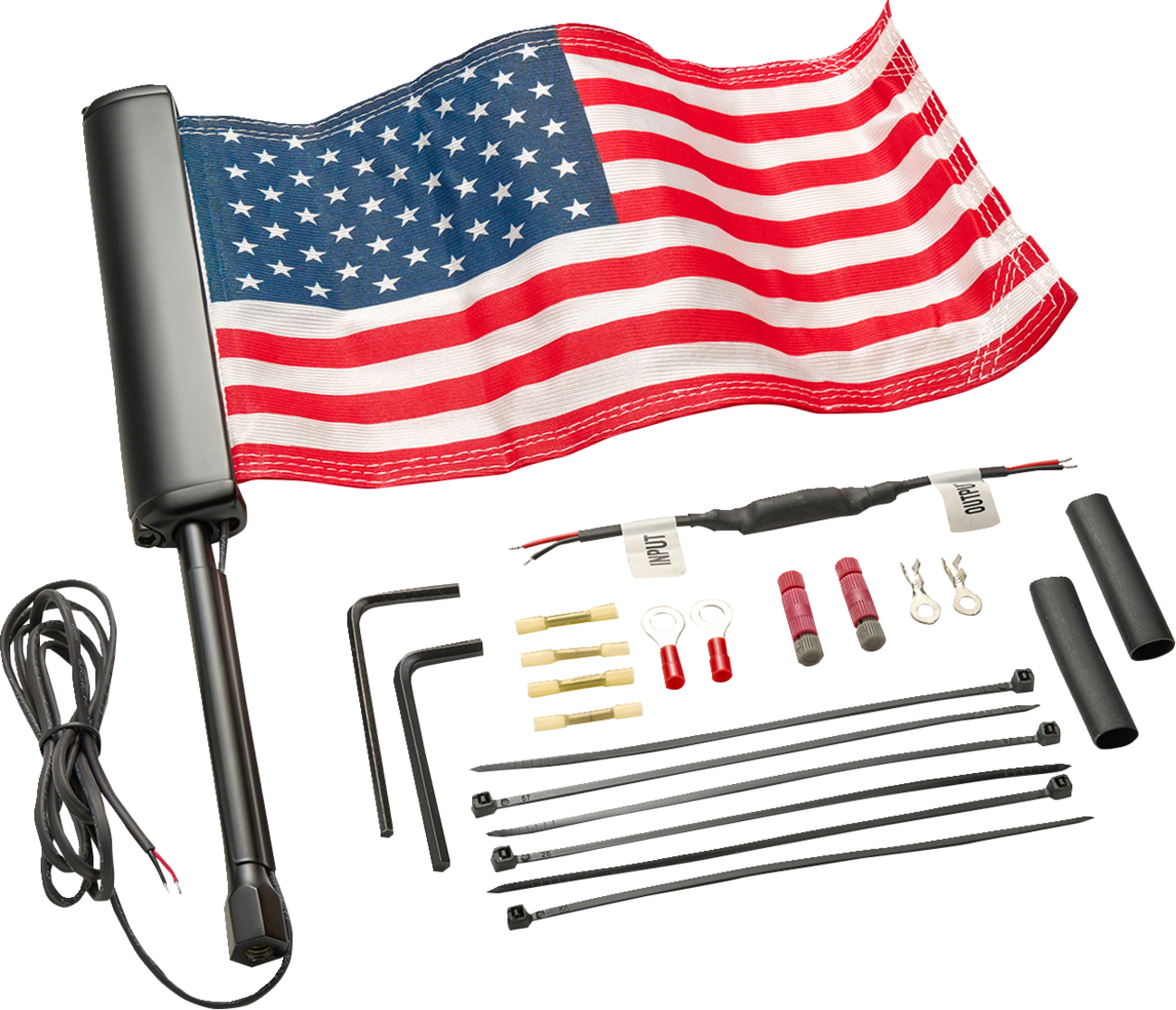 CIRO LED Flagpole - U.S. Flag / Black 0521-2073