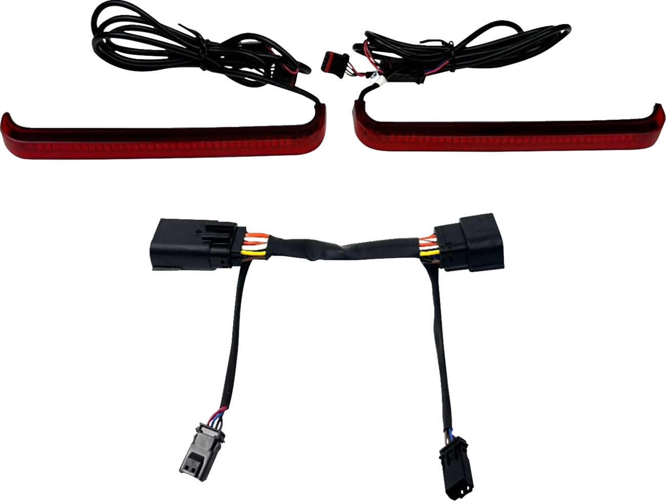 CUSTOM DYNAMICS LED Saddlebag Light - Low-Profile / Red 2040-3239