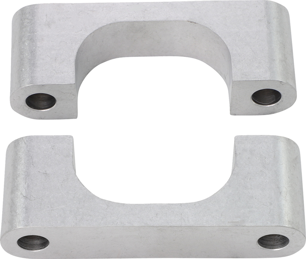 KLOCK WERKS Tire Hugger Front Fender Mounting Block - Hugger Front Fender Mounting Blocks / For 21" Wheels / Satin 1410-0046
