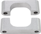 KLOCK WERKS Tire Hugger Front Fender Mounting Block - Hugger Front Fender Mounting Blocks / For 21" Wheels / Satin 1410-0046