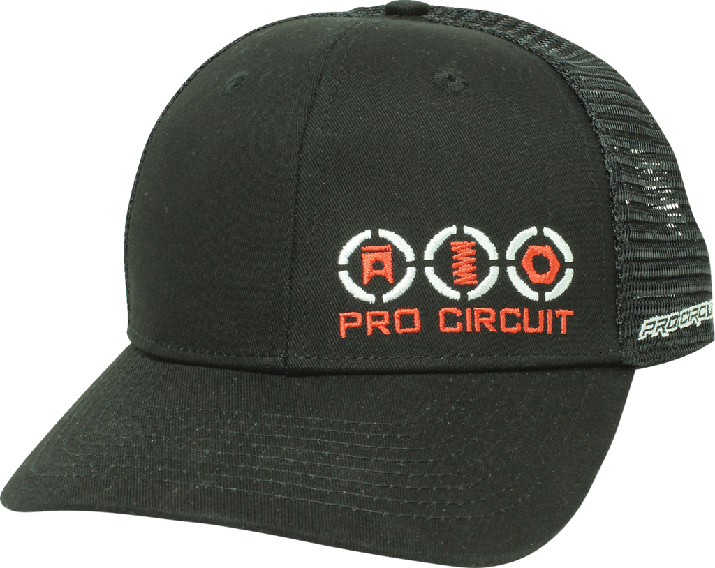 Pro Circuit Service Hat - Black / One Size 2501-4101