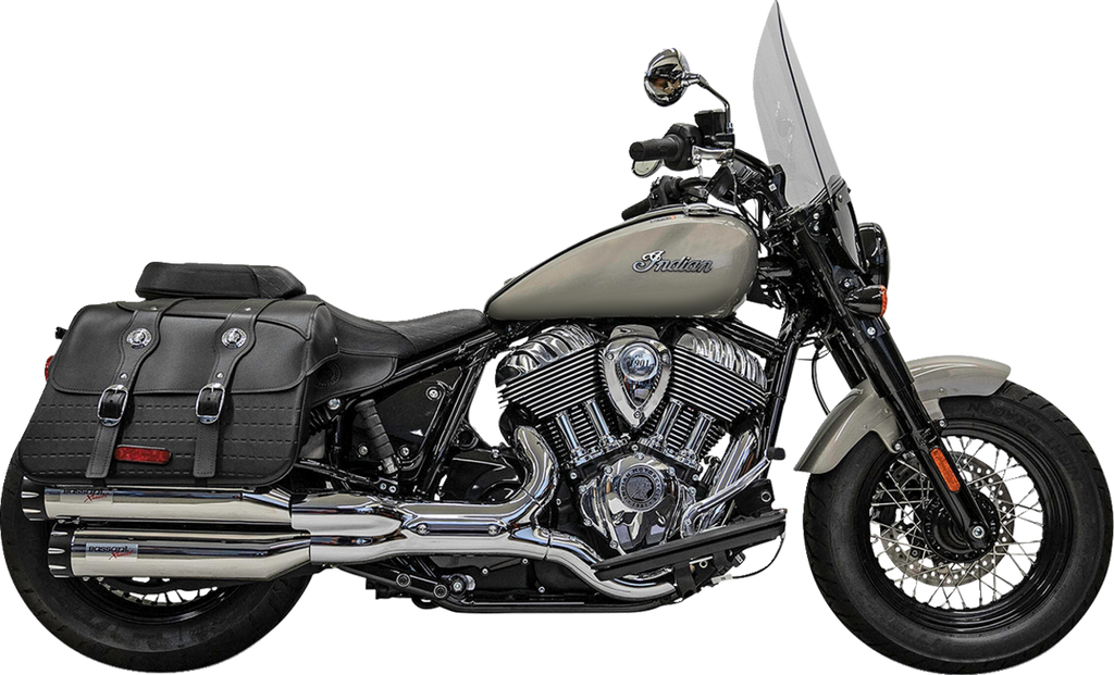 4" Slip-On Mufflers - Chrome