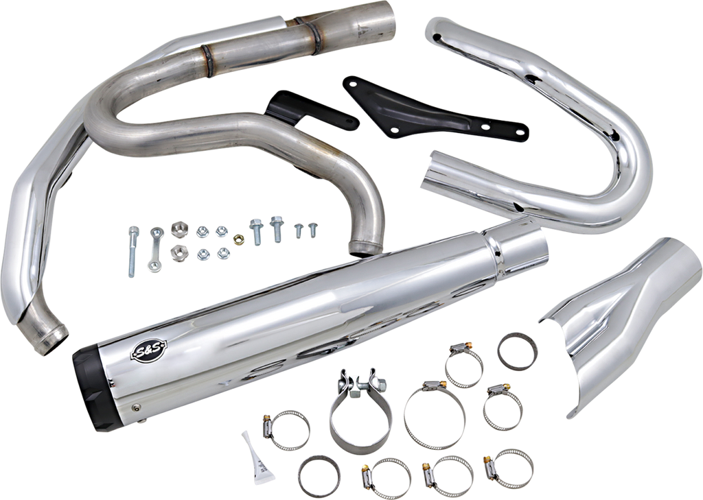 2:1 Exhaust for M8 Softail - Chrome