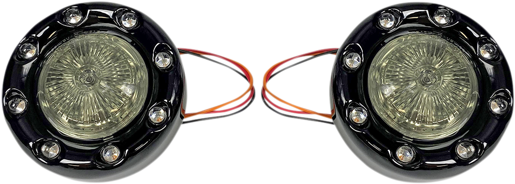 CUSTOM DYNAMICS Bullet Turn Signal 1157 - Black / Smoke Lens 2020-1878