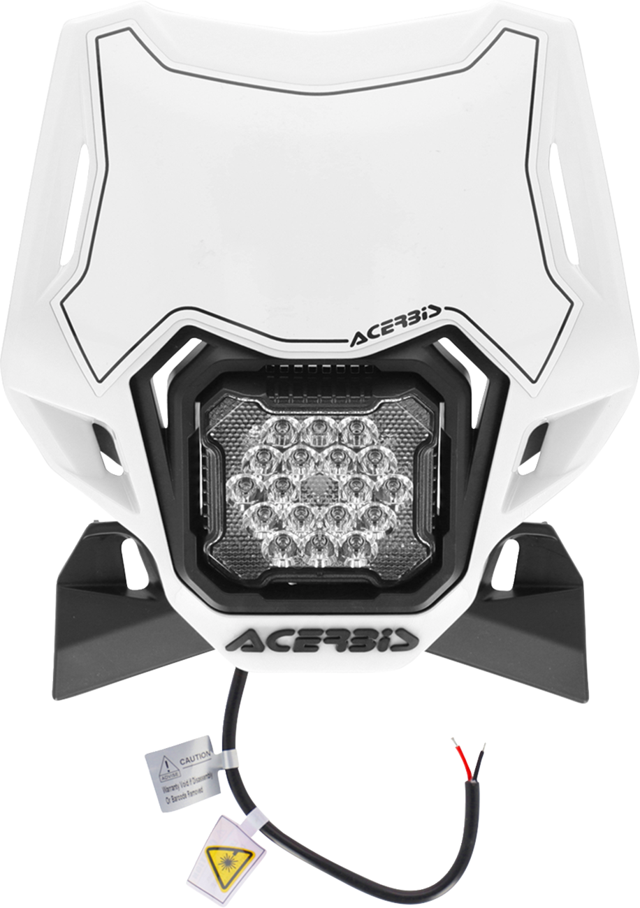 ACERBIS Headlight- VSL Lumen-X - White/Black 0520-4384