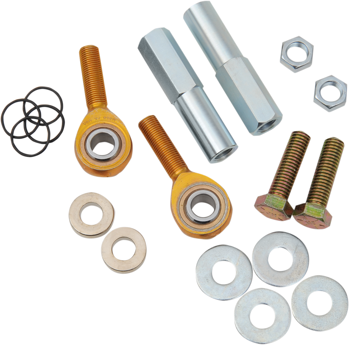 BURLY BRAND Adjustable Shock Lowering Kit - Rear / Lowers 0"-2" / Standard Finish DS-310071