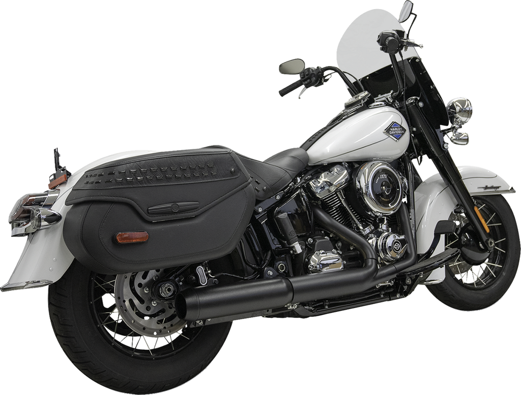 4" Slip-On Muffler with 2-1/2" x 10" Baffle Core - Black - 49-State