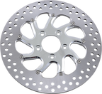 PERFORMANCE MACHINE (PM) Two-Piece Brake Rotor - Brake Rotor / 11.8" / Torque / Chrome 1710-1607