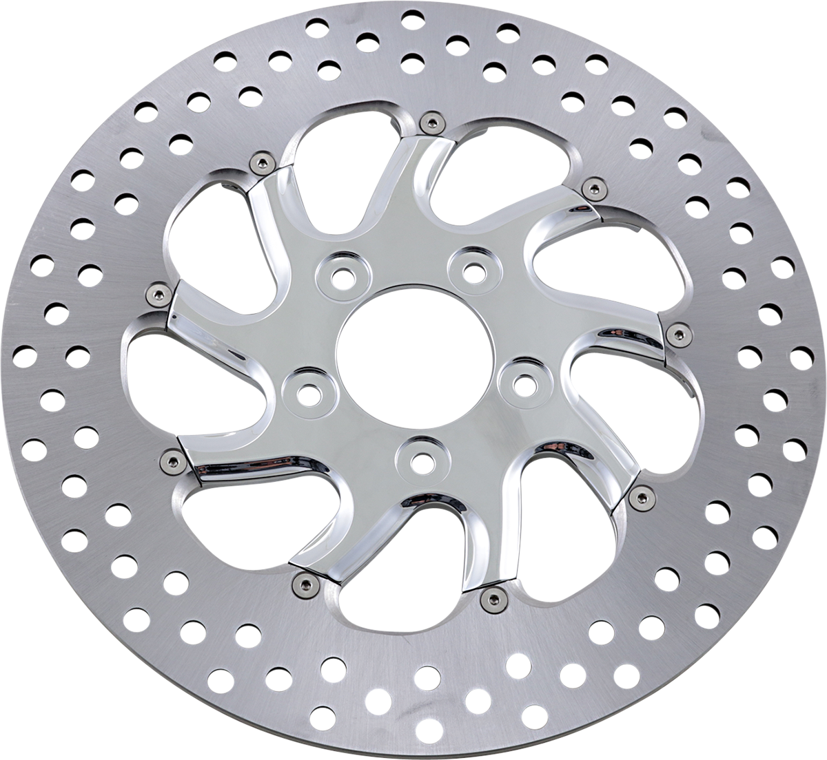PERFORMANCE MACHINE (PM) Two-Piece Brake Rotor - Brake Rotor / 11.8" / Torque / Chrome 1710-1607