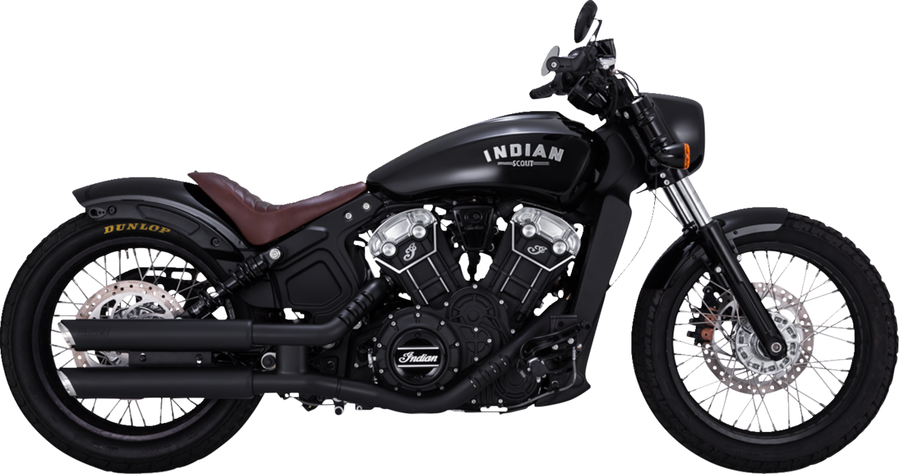 3" Twin Slash Slip-On Mufflers - Black