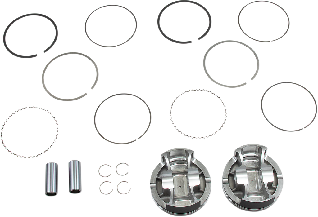 MILLENNIUM M-Spec Replacement Piston Kit - Piston Kit / +5.00 mm / Big Bore / M-Spec / Polaris 1000 0910-5034