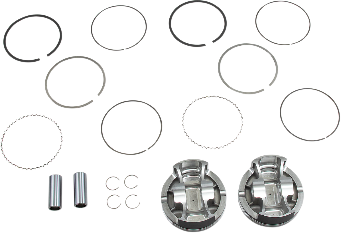 MILLENNIUM M-Spec Replacement Piston Kit - Piston Kit / +5.00 mm / Big Bore / M-Spec / Polaris 1000 0910-5034