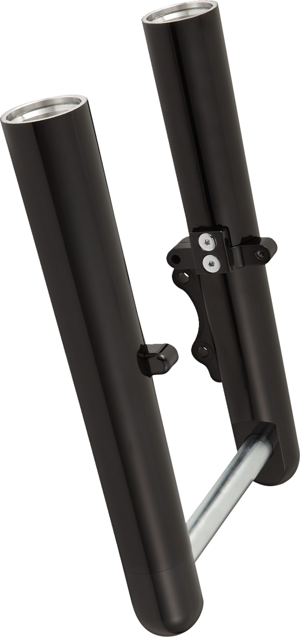 ARLEN NESS Fork Legs - Black Anodized / Smooth / Single Disc 0403-0190