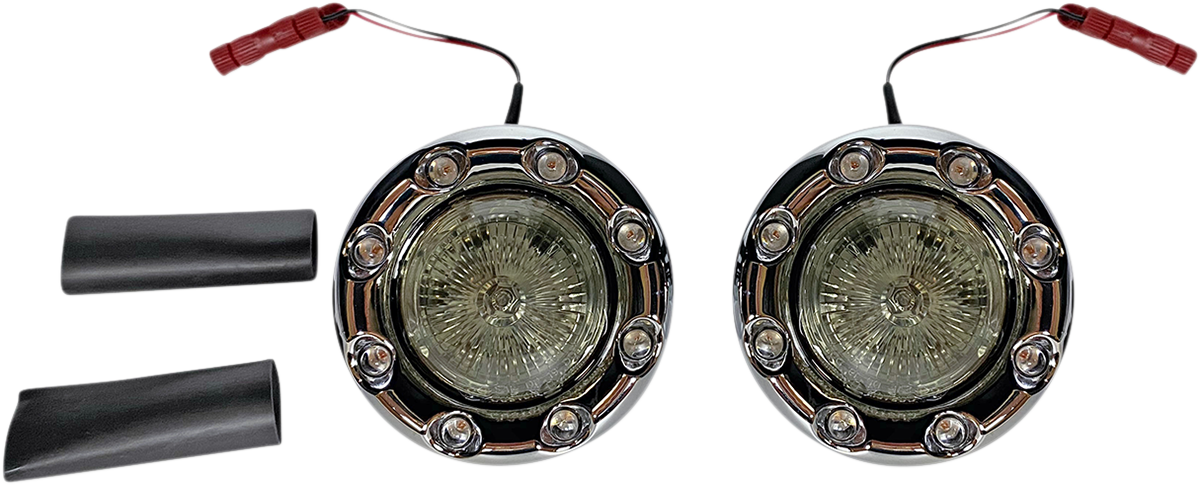 CUSTOM DYNAMICS ProBEAM® Bullet Ringz™ LED Turn Signals - Chrome/Smoke 2020-1888