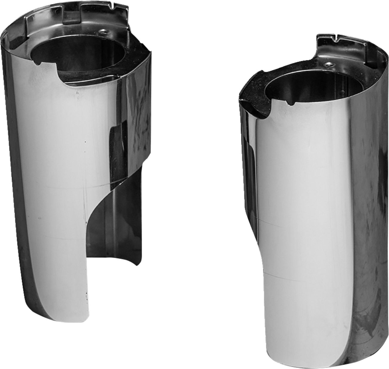 ARLEN NESS Fork Boot Cover - Chrome / Smooth 0411-0191