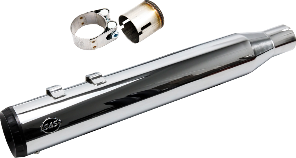 2-into-1 Swindler Exhaust Conversion Kit - 4" - Chrome - M8 Touring