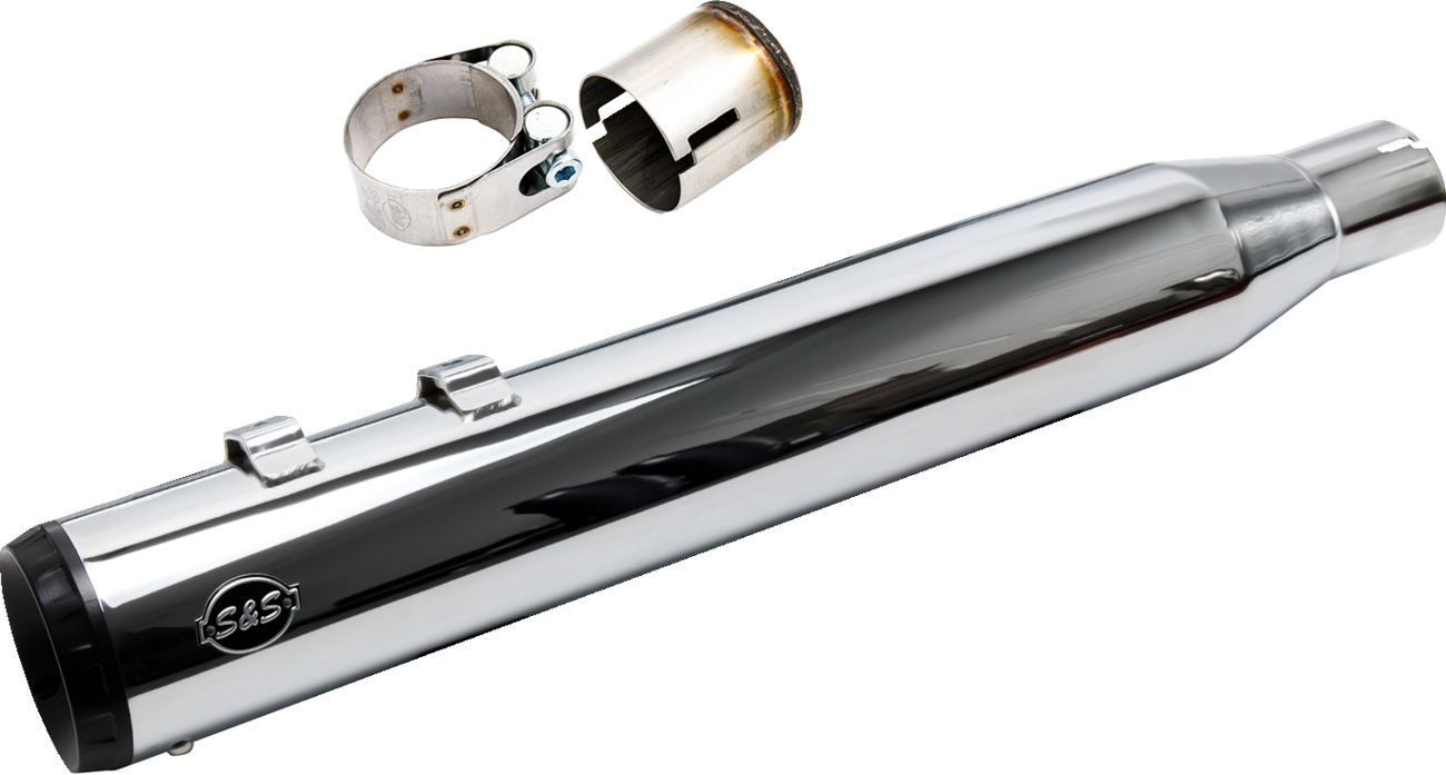 2-into-1 Swindler Exhaust Conversion Kit - 4" - Chrome - M8 Touring