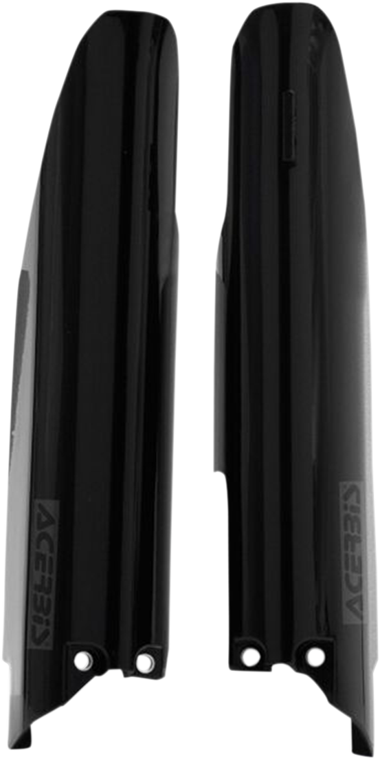 ACERBIS Fork Covers - Lower / Black 0412-0222